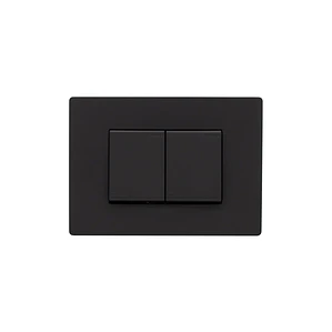 Interruptor doble Teclon 9/24 S33 Noir Mate