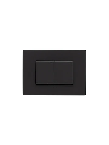 Interruptor doble Teclon 9/24 S33 Noir Mate