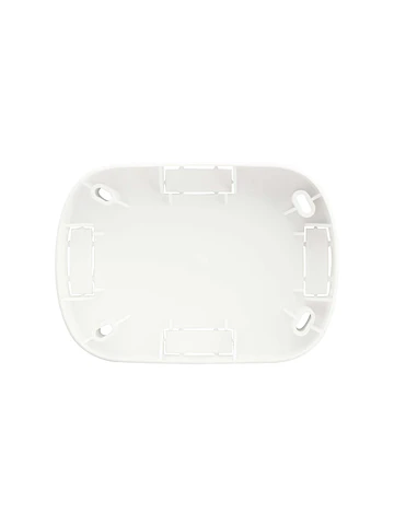 pack 5 Bases 3 módulos para canaleta oval blanco PO1M3B