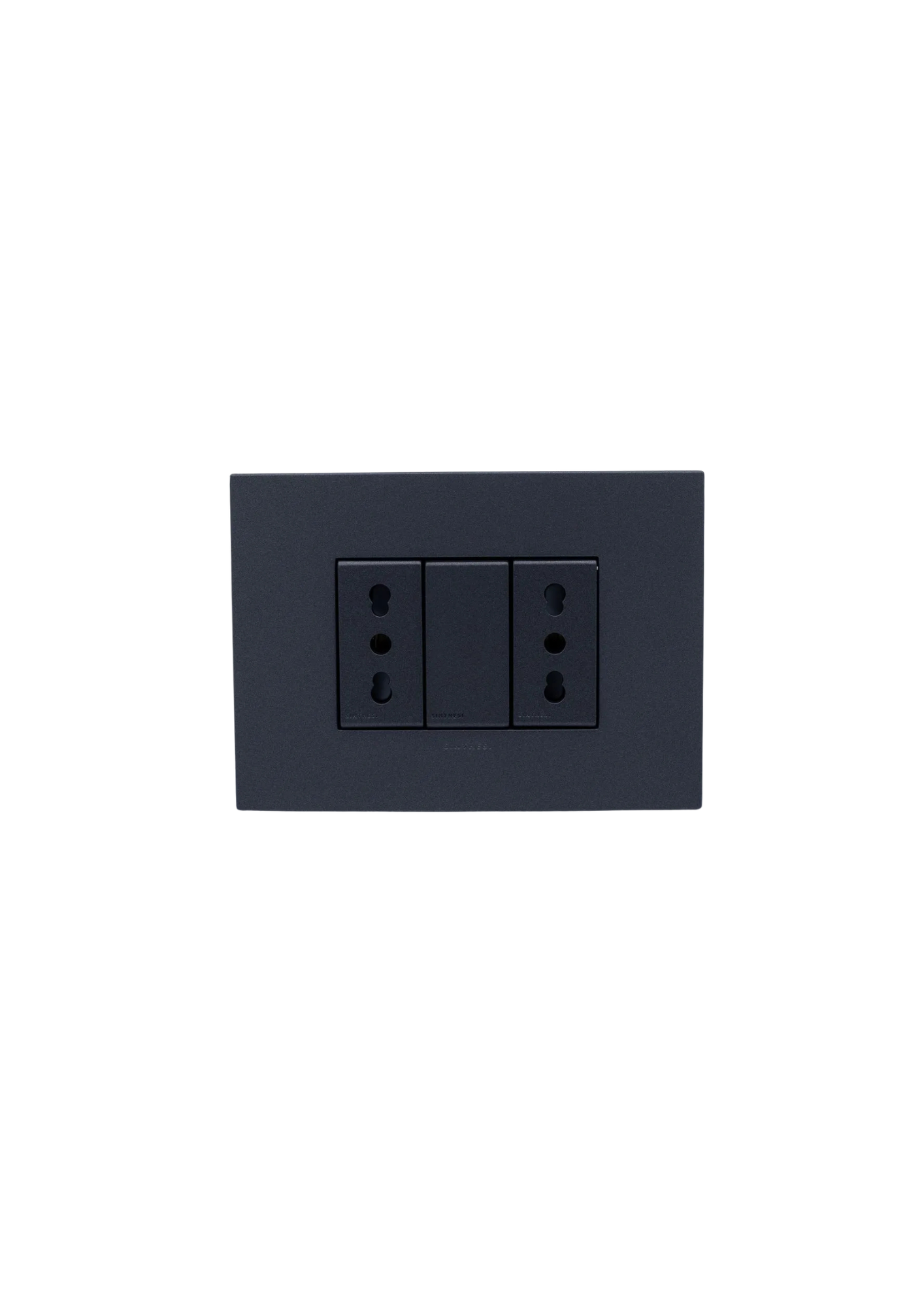 MODULO CONMUTADOR DOBLE 9/24 TECLON 1,5M 16A 250V S22 NOIR 222306 SINTHESI