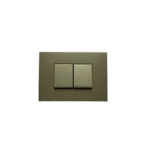 Interruptor Doble Teclón 9/24 S44 Arena Sinthesi