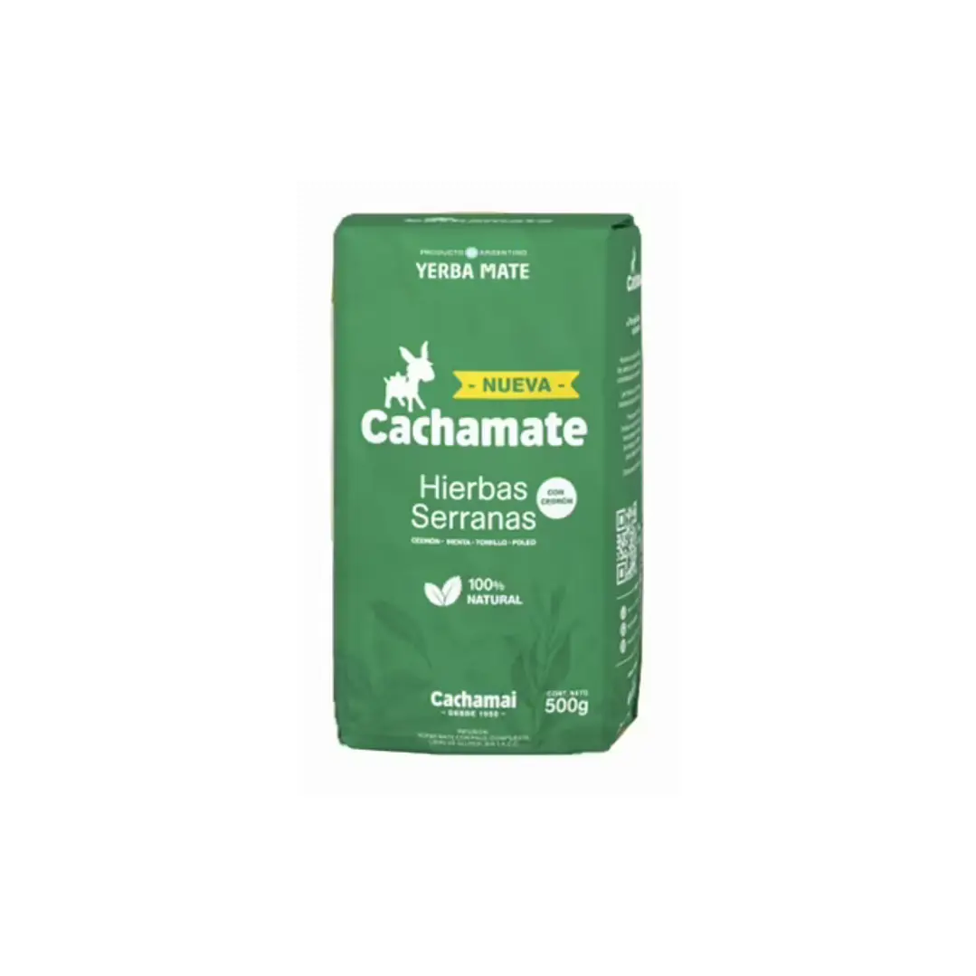 Yerba mate Hierbas Serranas Cachamate 1 kg 1