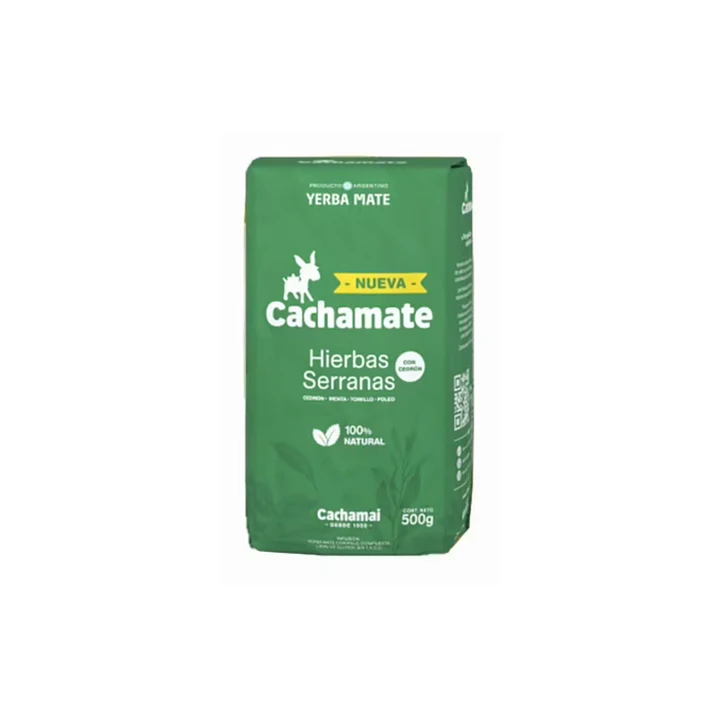 Yerba mate Hierbas Serranas Cachamate 1 kg 1