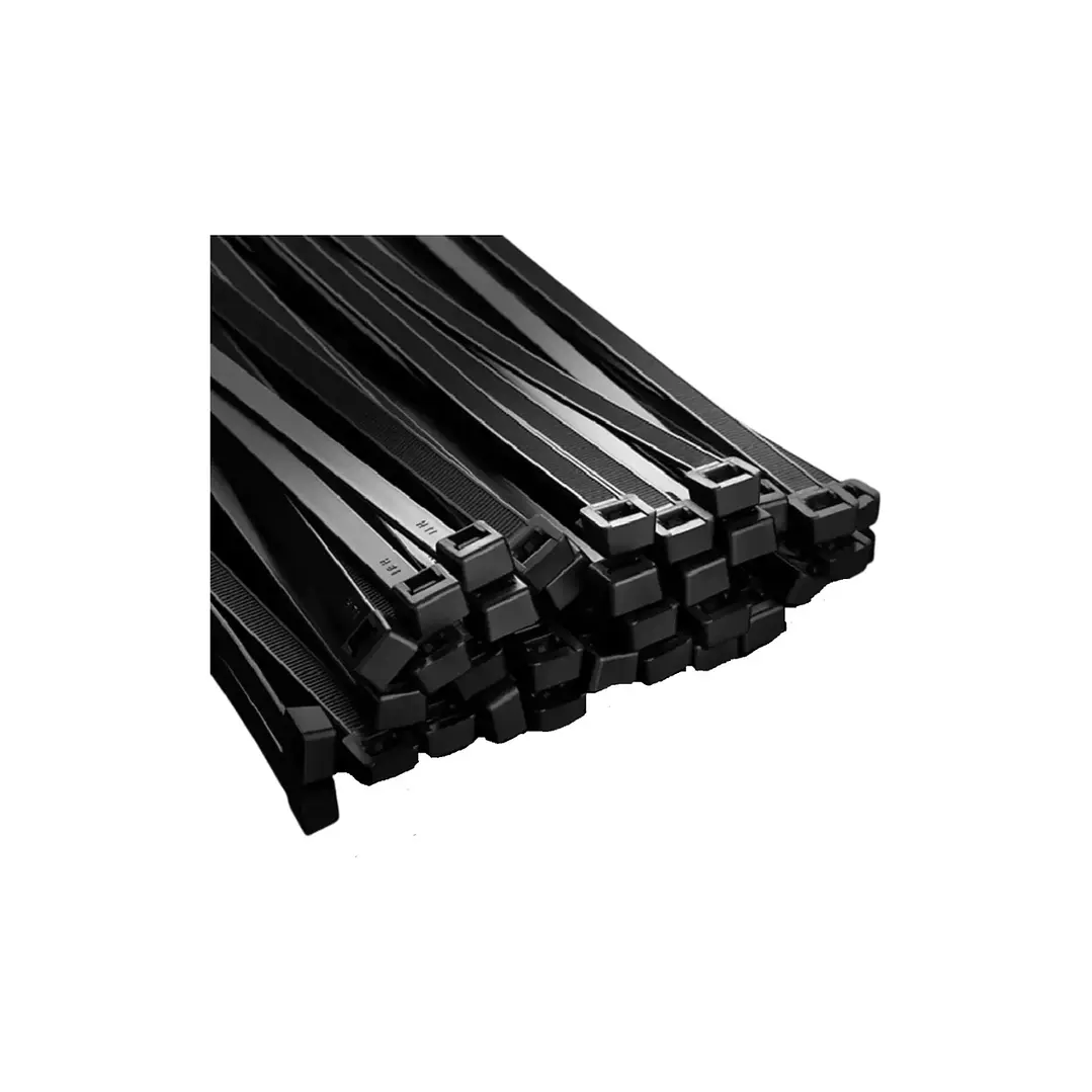 Amarra Plástica negra 3.6 x 200mm bolsa 100 uni 1