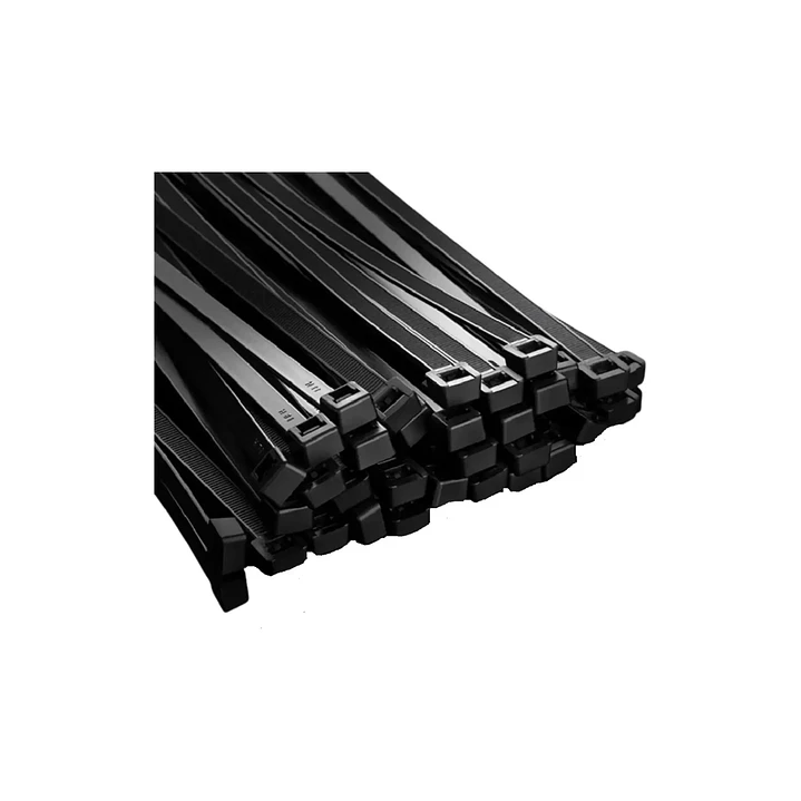 Amarra Plástica negra 3.6 x 200mm bolsa 100 uni 1