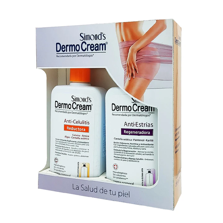 Pack Dermocream Anticelulitis + Antiestrias 400mL 1