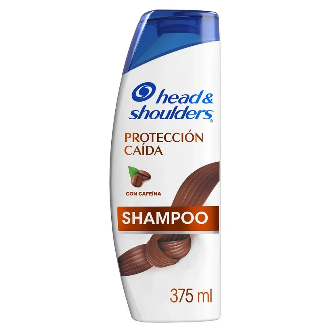 Shampoo Head & Shoulders Protección Caída con Cafeína 375 ml 1