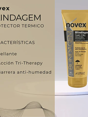 Protector Termico Reparador Blindagem Finalizador Novex200ml