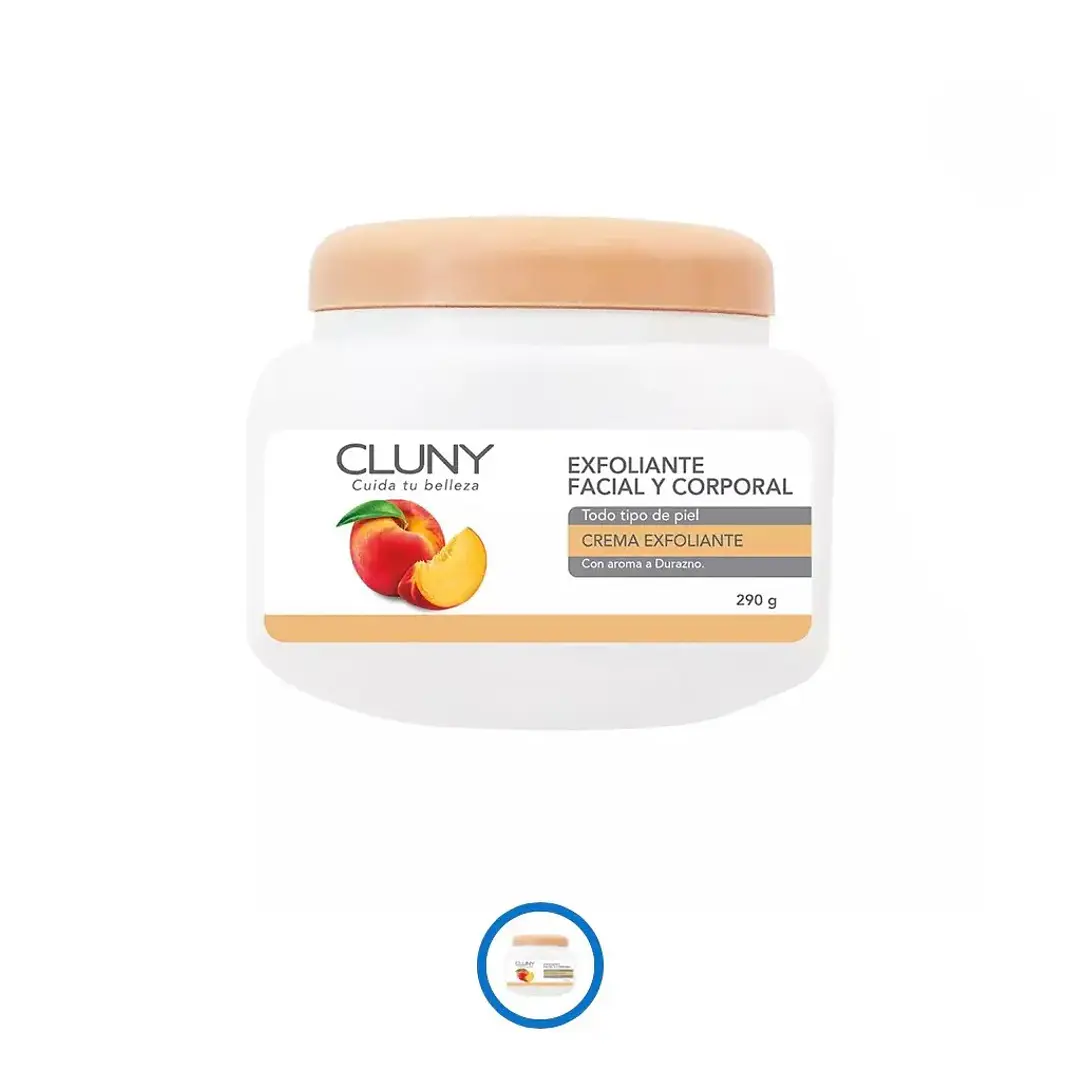 Exfoliante corporal de durazno CLUNY 1