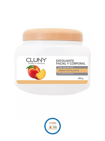 Exfoliante corporal de durazno CLUNY