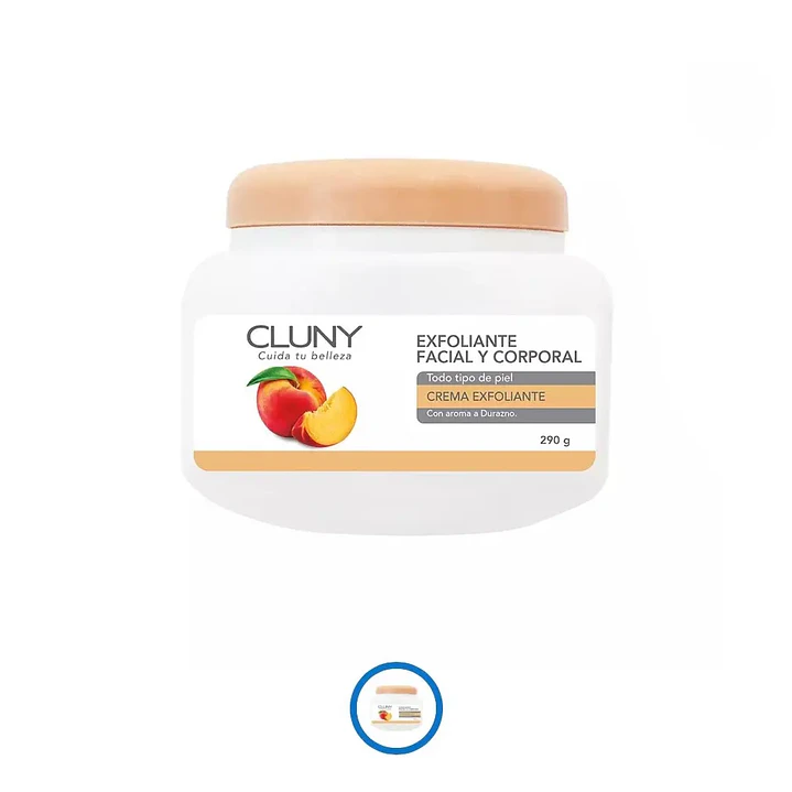 Exfoliante corporal de durazno CLUNY 1