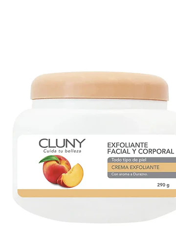 Exfoliante corporal de durazno CLUNY
