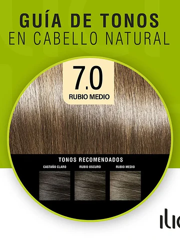 Tintura Máximo Brillo 7.0 Rubio Medio ILICIT