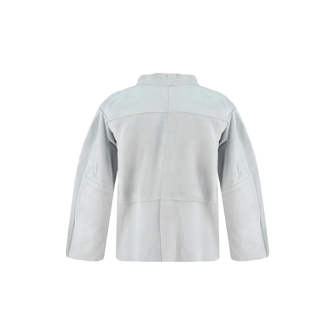 Chaqueta Cuero Descarne Soldador Talla M Greenway 3