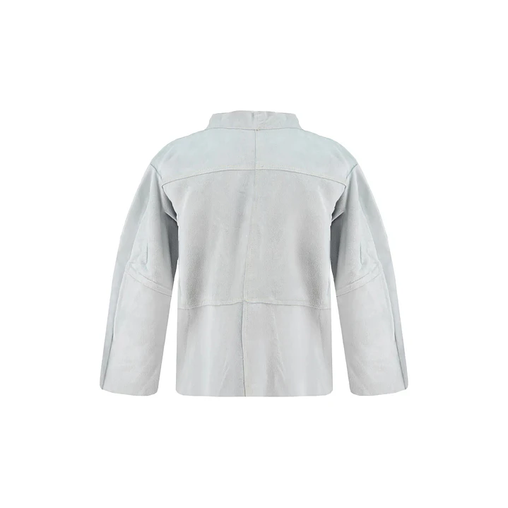 Chaqueta Cuero Descarne Soldador Talla M Greenway 3