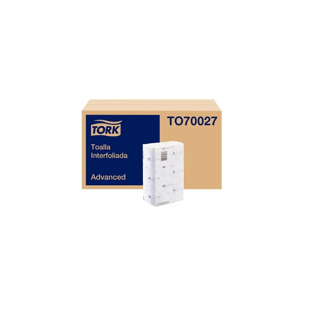 Toalla Interfoliada doble hoja Tork 16 Pqts 200 Hojas 2