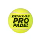 Tubo Pelotas X3 Dunlop Pro Paddel Amarillo - Miniatura 2