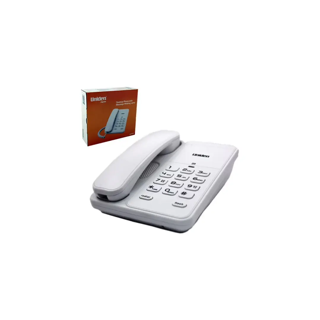 Teléfono Mesa o Pared Blanco Uniden 2