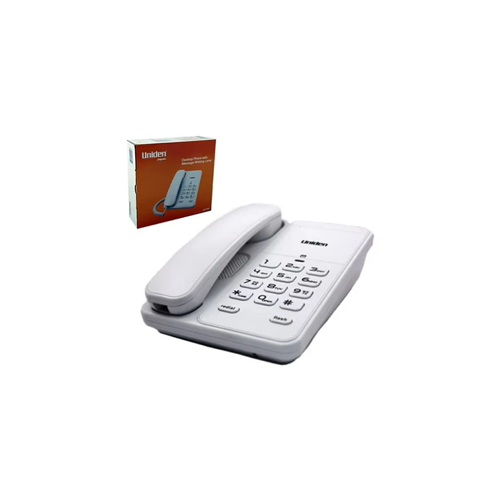 Teléfono Mesa o Pared Blanco Uniden 2