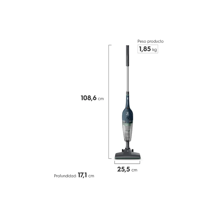 Aspiradora Vertical 2 en 1 STK14 Azul Electrolux 2