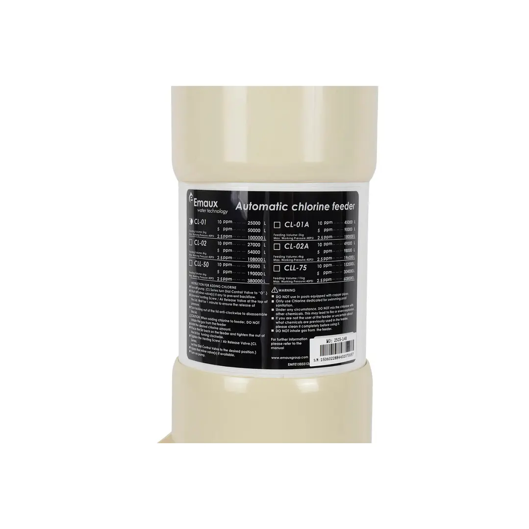 Clorador en Linea Piscina 2kg Tabletas Emaux 3