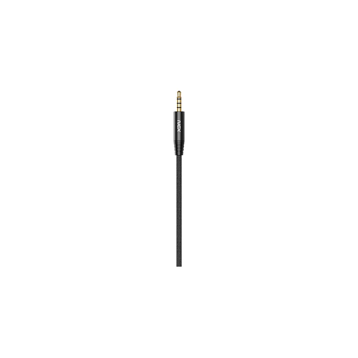 Cable Sonido Auxiliar 3.5mm 1.2mt Negro Nex 3