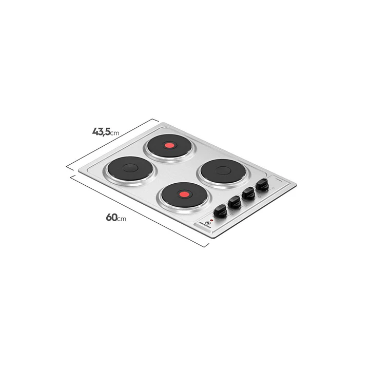 Encimera Eléctrica Mademsa MEE48EDA Inox 2