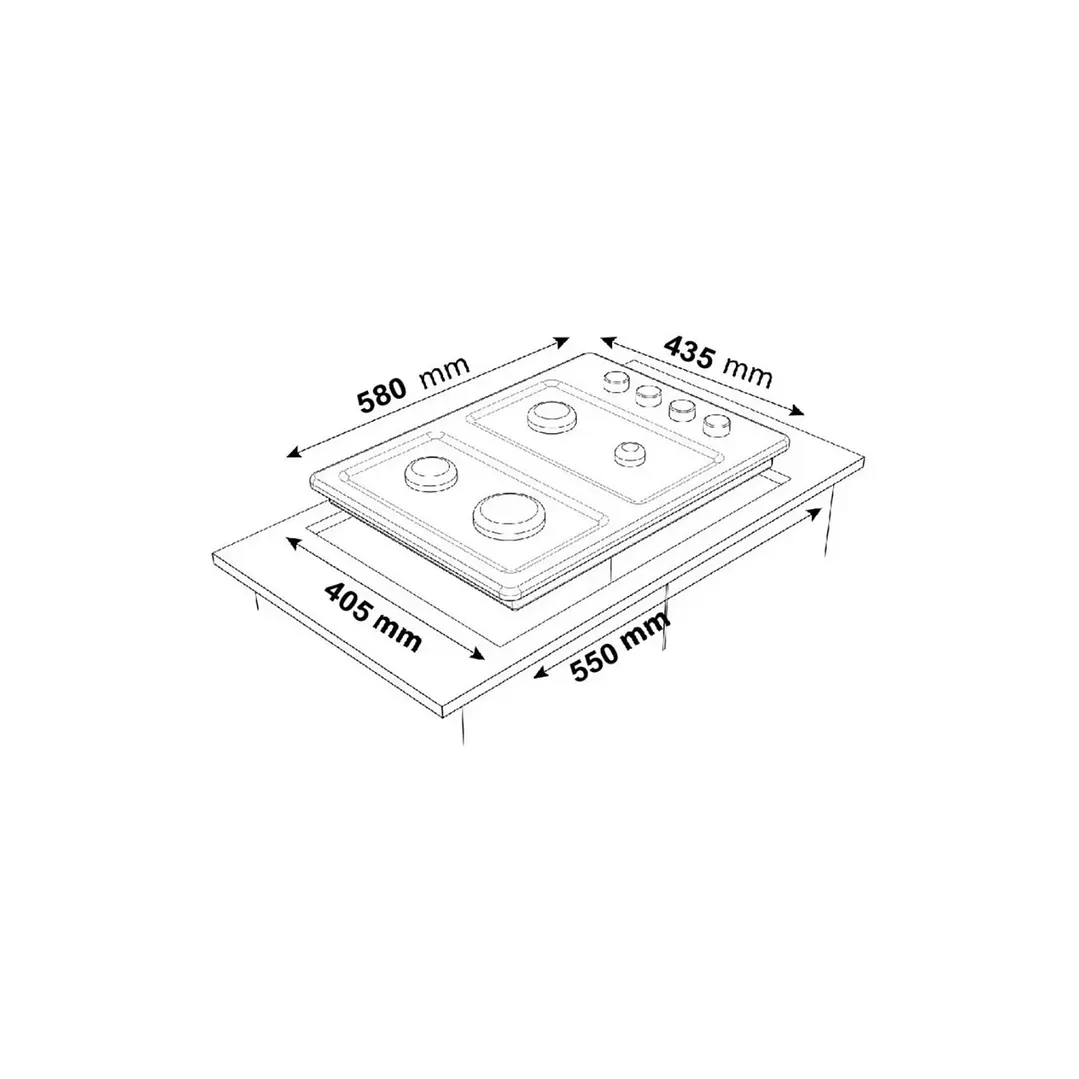 Encimera a Gas Licuado Sindelen CEG-4600IN  4
