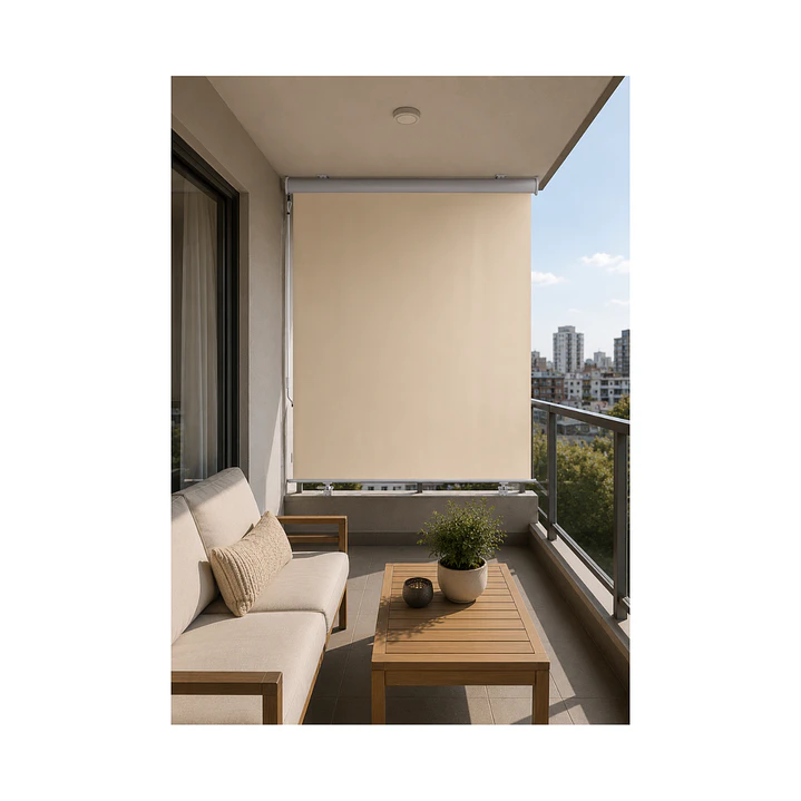 Toldo Vertical  para terraza 1.4 x 2.5 mt Beige Arena 5