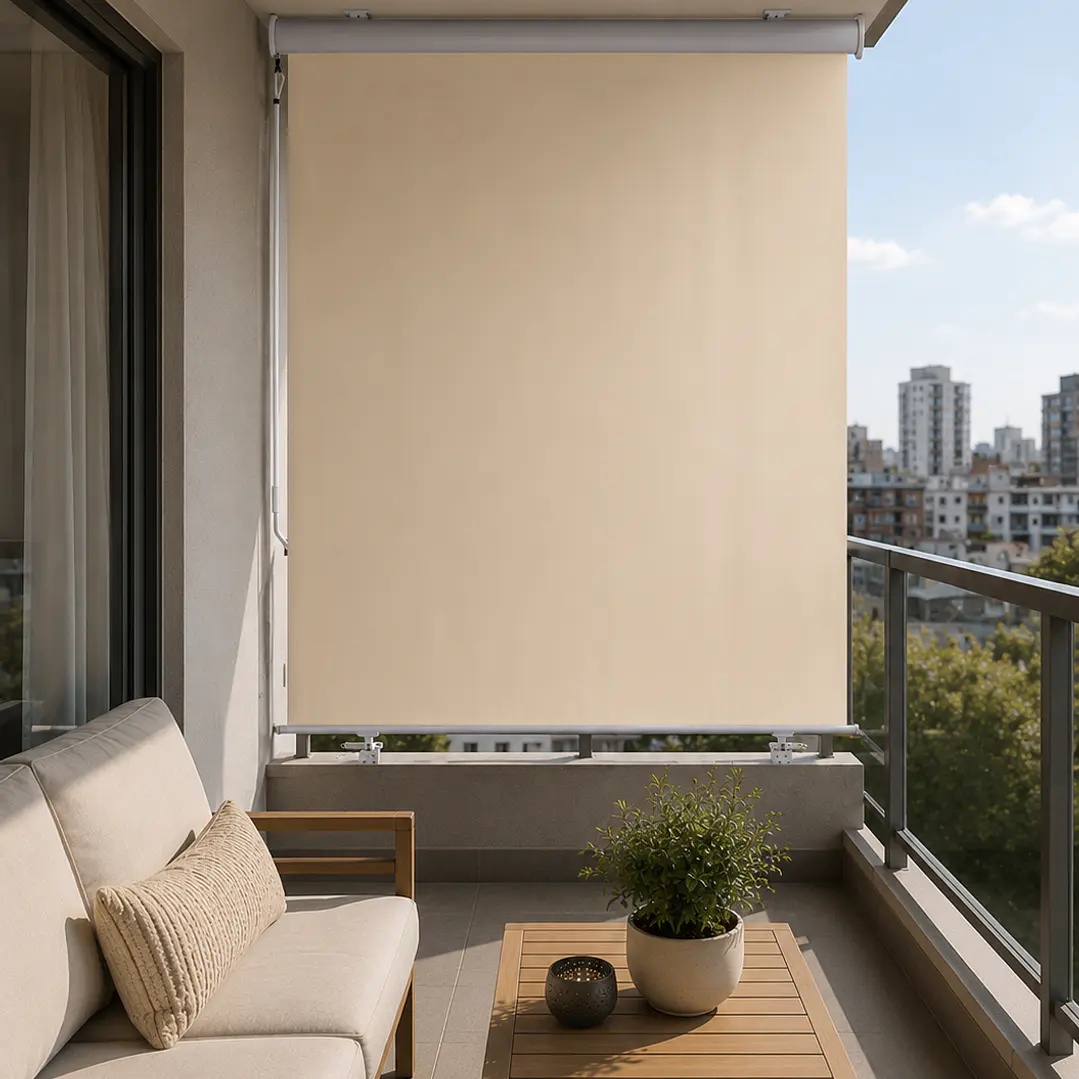 Toldo Vertical  para terraza 1.4 x 2.5 mt Beige Arena 6