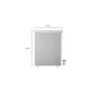 Toldo Vertical  para terraza 1.4 x 2.5 mt Beige Arena - Miniatura 2