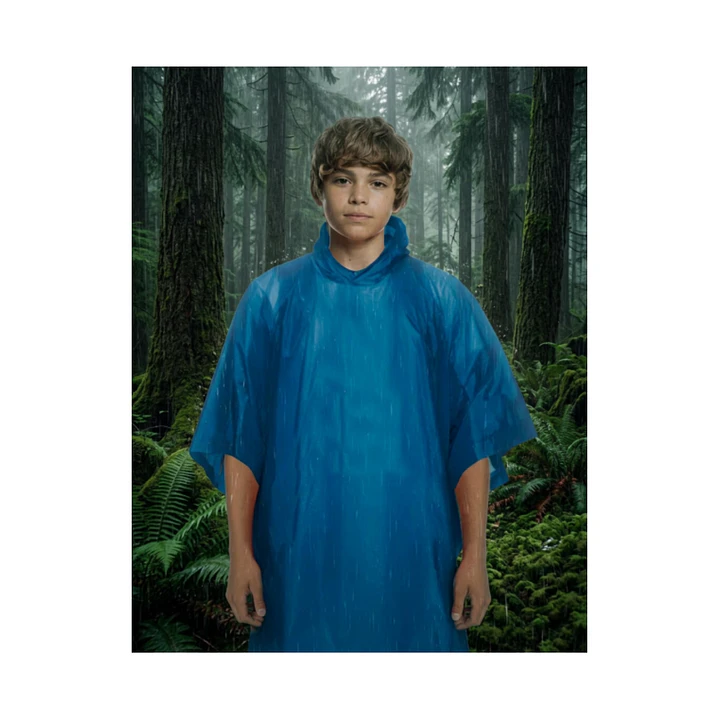 Poncho para lluvia impermeable para Niño  1