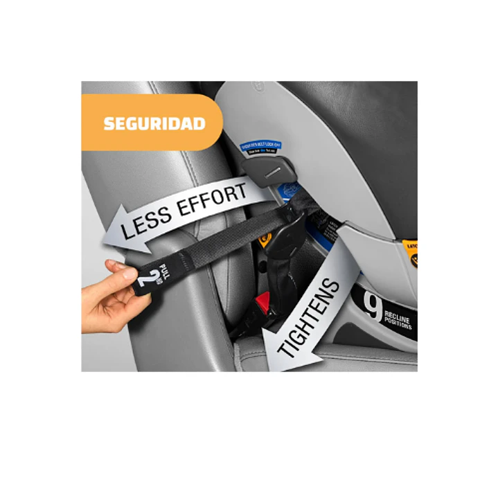 Silla para Auto Convertible Chicco Nextfit Zip Carbon 4