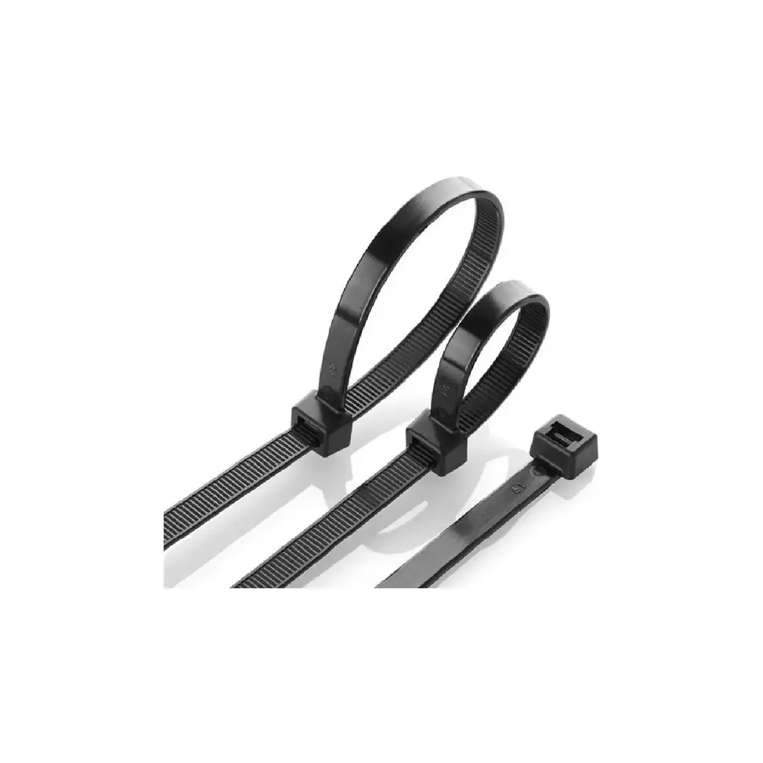 Amarra Plástica negra 3.6 x 200mm 300 uni 2