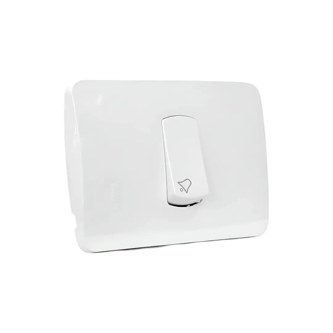 Pulsador timbre armado blanco Miluz S3B62460 Schneider 2