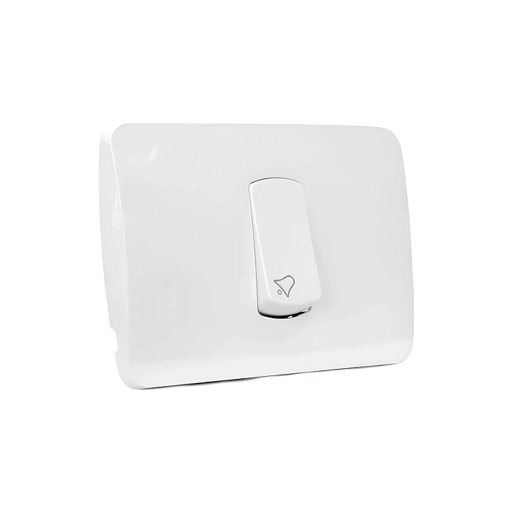 Pulsador timbre armado blanco Miluz S3B62460 Schneider 2