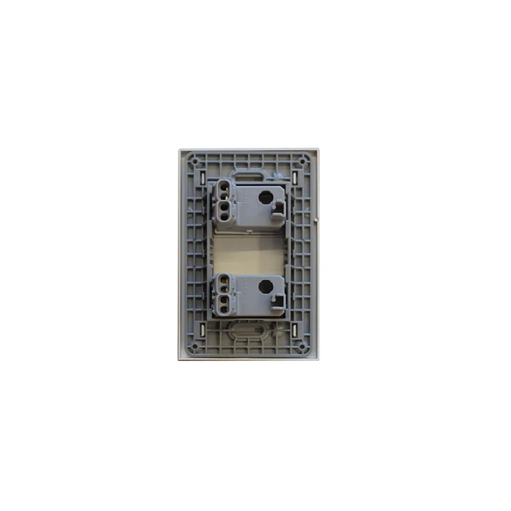 Interruptor doble armado 9/24 Nobile Perla - Blanco Bticino 2