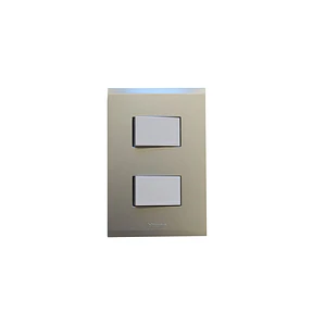 Interruptor doble armado 9/24 Nobile Perla - Blanco Bticino