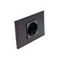 Enchufe Schuko Armado Antracita Negro Nobile Bticino - Miniatura 2
