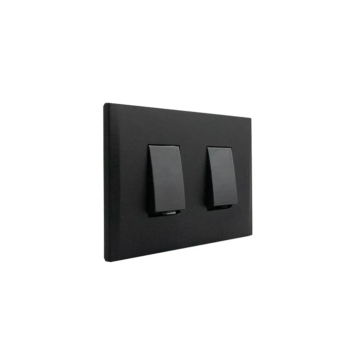 Enchufe Doble 9/24 antracita Negro Nobile Bticino 2