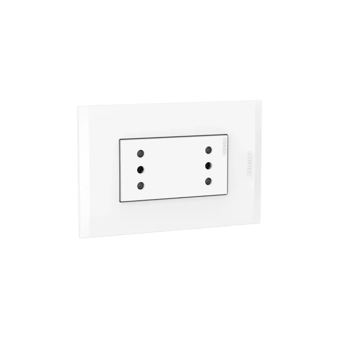 Enchufe doble 10A Nobile Blanco AF2113E2B Bticino 2