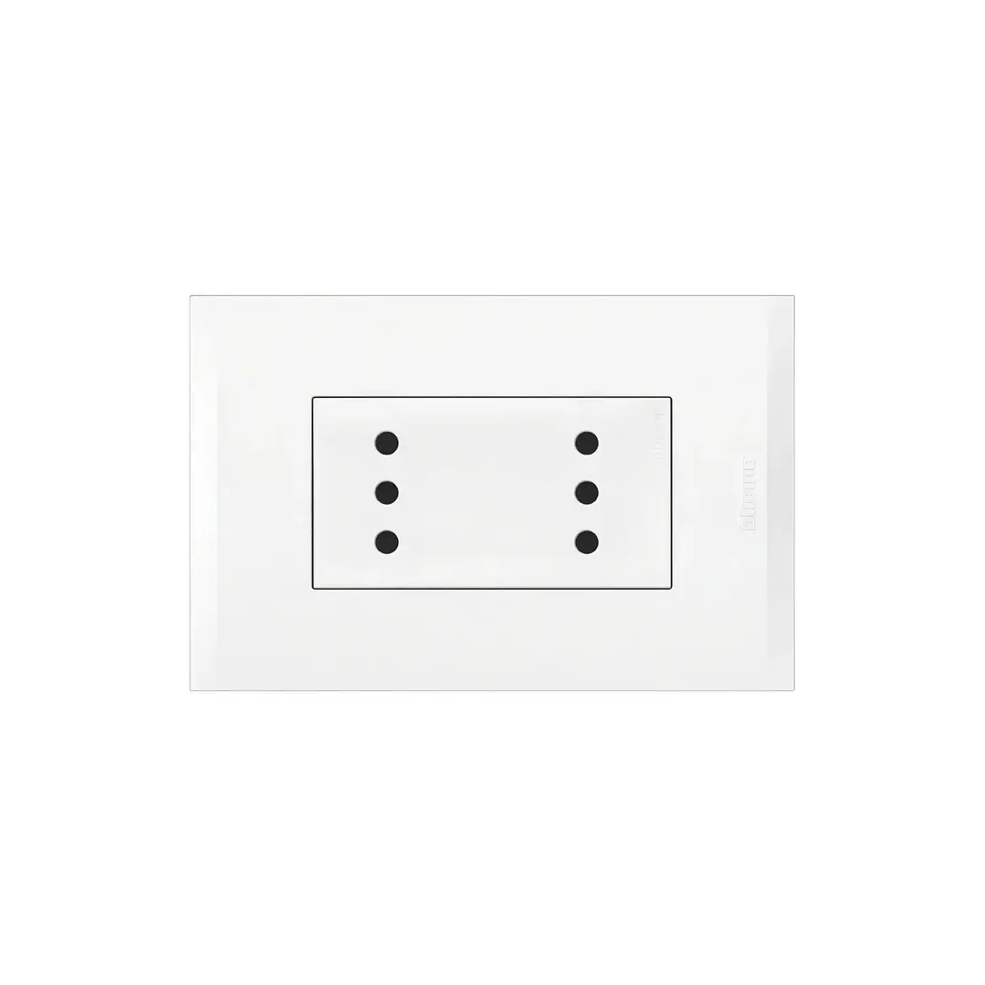 Enchufe doble 10A Nobile Blanco AF2113E2B Bticino 1