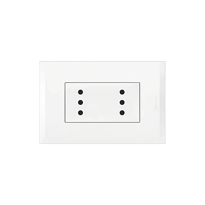 Enchufe doble 10A Nobile Blanco AF2113E2B Bticino