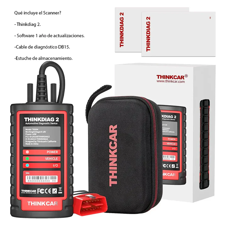 Scanner Automotriz Multimarca Obd Thinkdiag 2 Última Versión 2