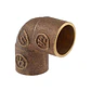 Pack 4 unidades Codo de Bronce 1/2