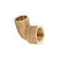 Pack 3 Unidades Codo Bronce 1/2