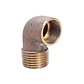 Pack 2 unidades Codo Bronce SO/HE 1/2