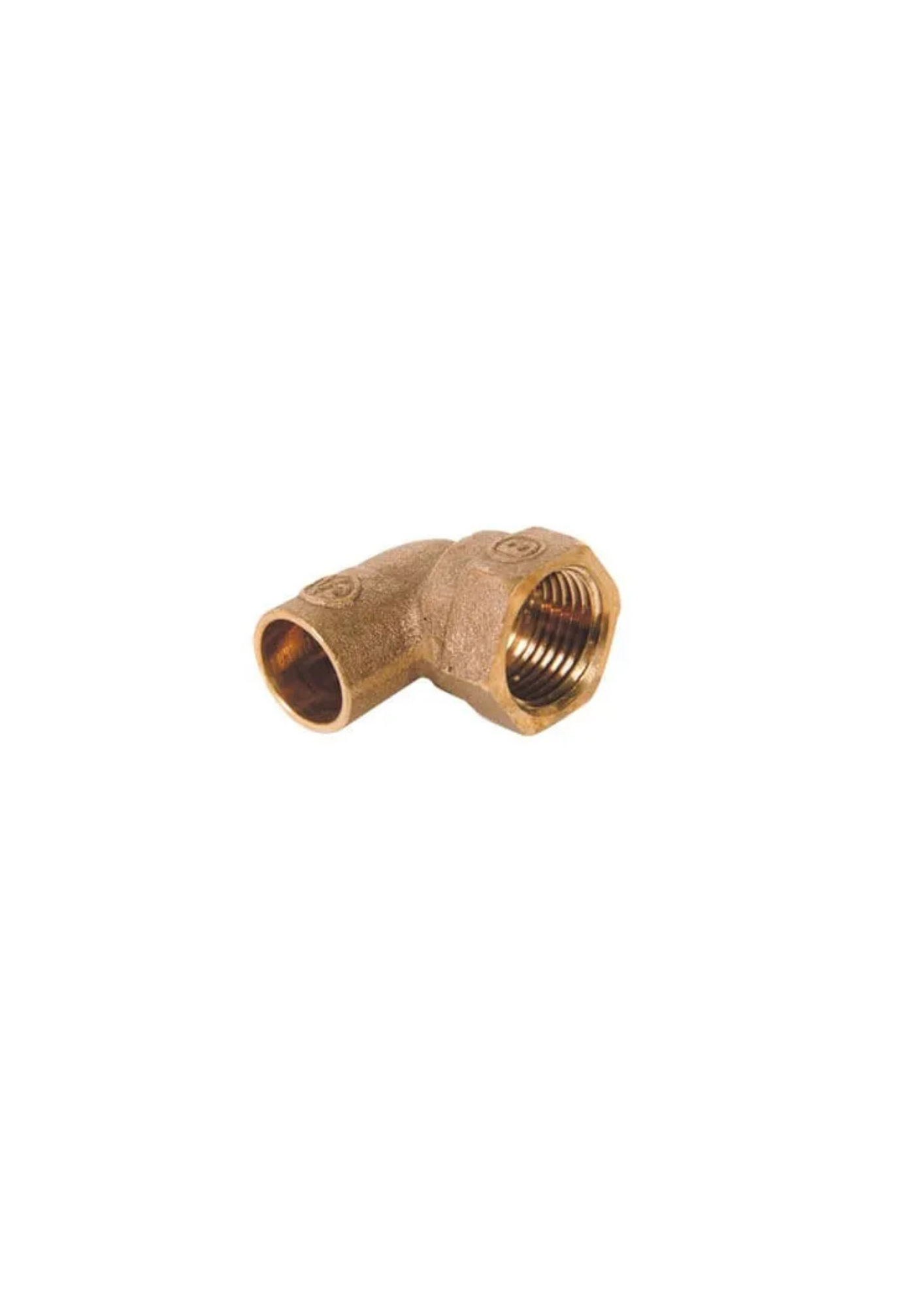 Pack 2 unidades Codo Bronce SO/HI 3/4"