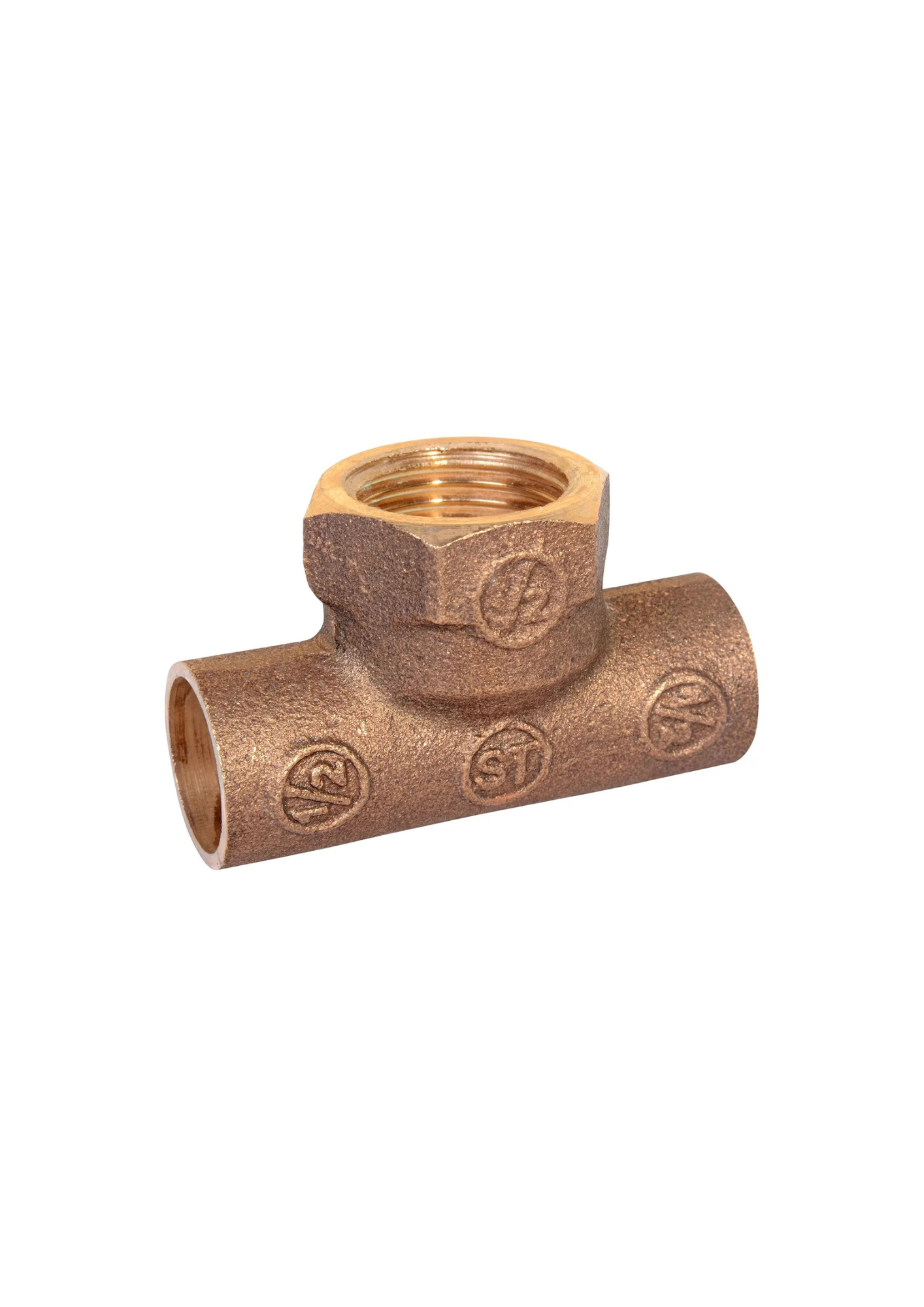 Pack 2 Tee Bronce SO/SO/HI 1/2"