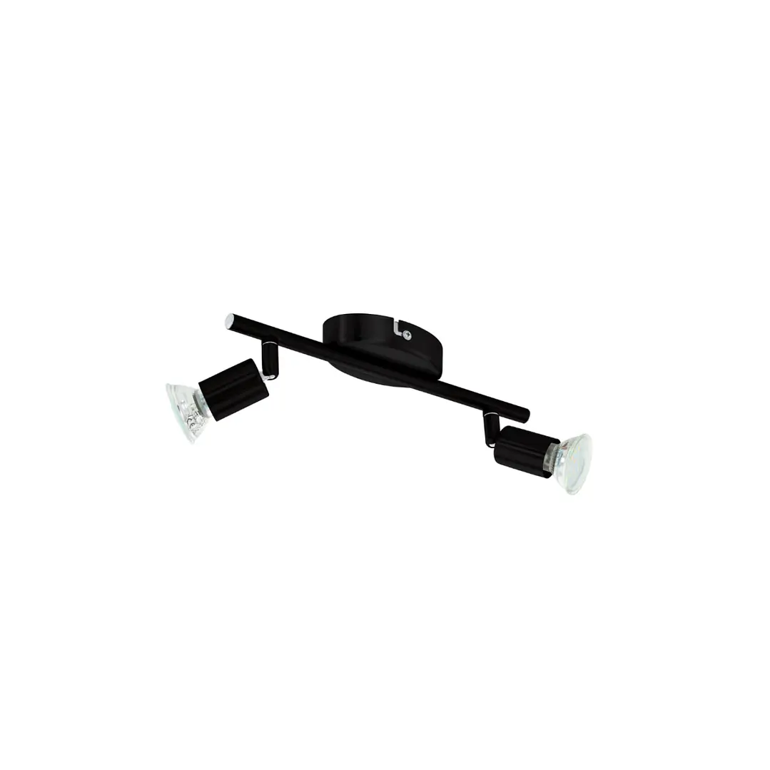Foco sobrepuesto 2L GU10 Buzz Led Negro 1